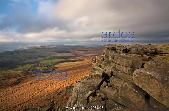: View looking across the Derdyshire countryside : View looking across the Derdyshire countryside