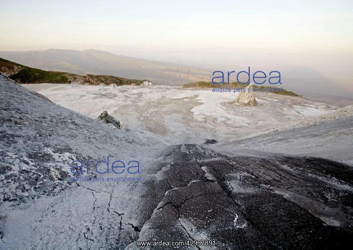 : View from the top of Oldoynio Lengai Volcano / : View from the top of Oldoynio Lengai Volcano /