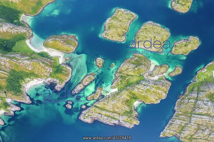 : View from Rcdcylcva mountain to archipelago islands : View from Rcdcylcva mountain to archipelago islands