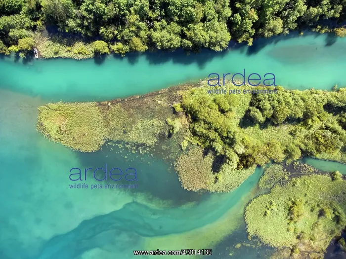 : Top view of the river Klnn, also called Chla, fl : Top view of the river Klnn, also called Chla, fl
