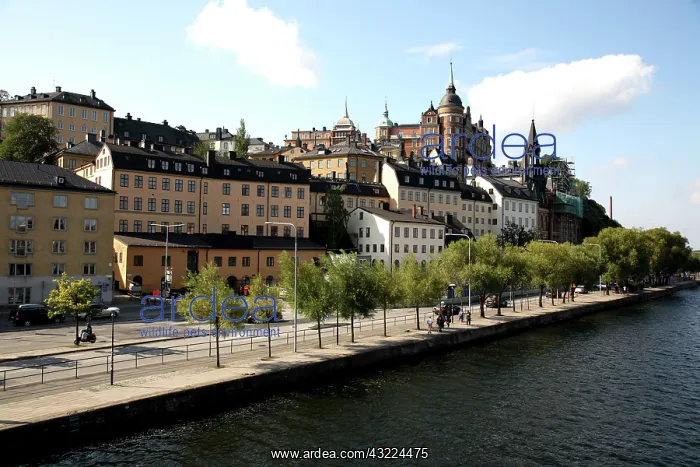 : The view of Sodermalm Island. Stockholm : The view of Sodermalm Island. Stockholm