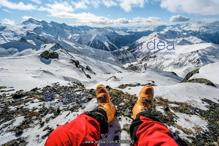 : View from the summit of the Geierspitze, legs with : View from the summit of the Geierspitze, legs with