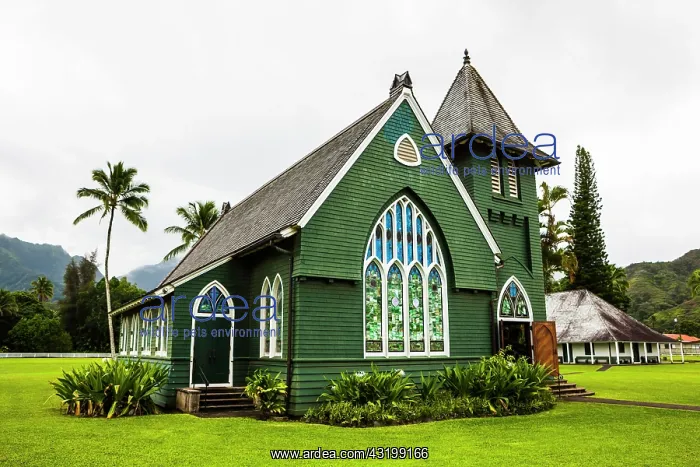 : Wai'oli Hui'ia Church, Hanalei, Kauai, Hawaii : Wai'oli Hui'ia Church, Hanalei, Kauai, Hawaii