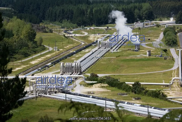 : Wairakei Geothermal Power Station near Taupo : Wairakei Geothermal Power Station near Taupo