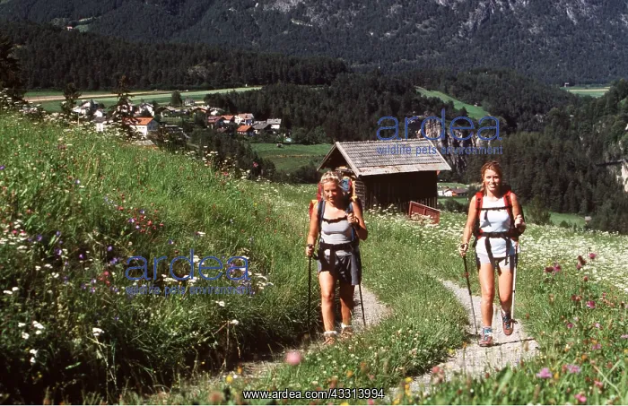 : WALKING - two girls in the Alps : WALKING - two girls in the Alps
