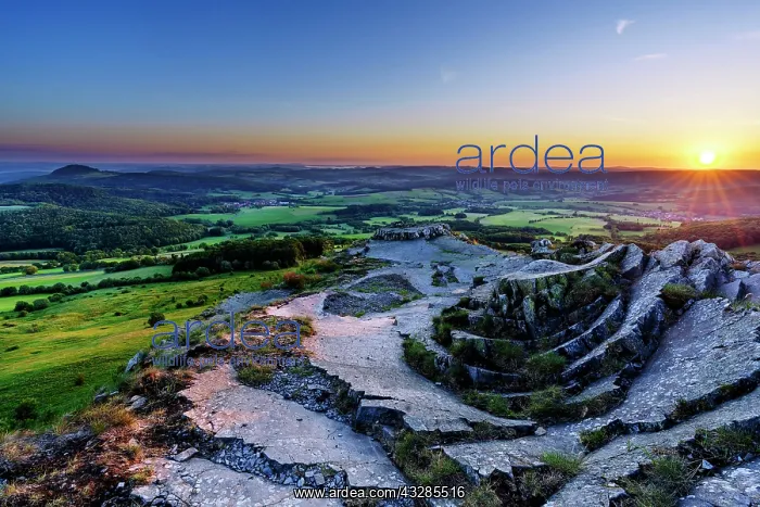 : Wasserkuppe, Abtsrodaer Kuppe, morning mood at sunrise : Wasserkuppe, Abtsrodaer Kuppe, morning mood at sunrise