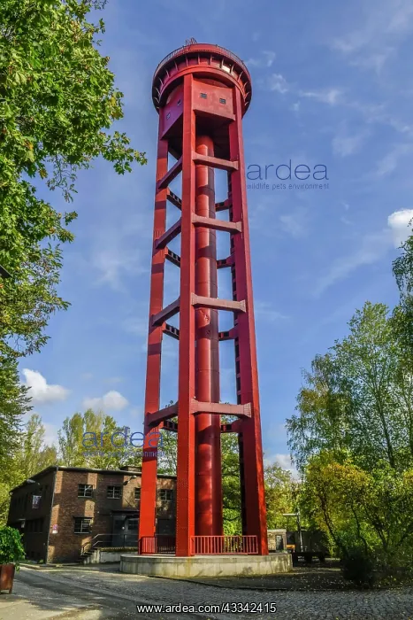 : Water tower, Schoneberger Sudgelande nature Park : Water tower, Schoneberger Sudgelande nature Park
