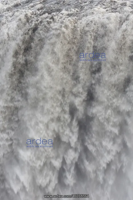 : Waterfall Dettifoss in winter Nordurland eystra Iceland : Waterfall Dettifoss in winter Nordurland eystra Iceland