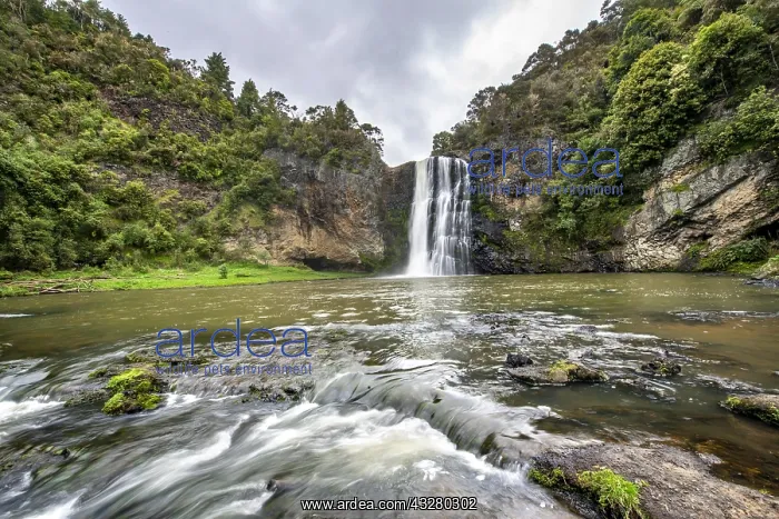 : Waterfall Hunua Falls, Hunua Falls Reserve, Hunua : Waterfall Hunua Falls, Hunua Falls Reserve, Hunua