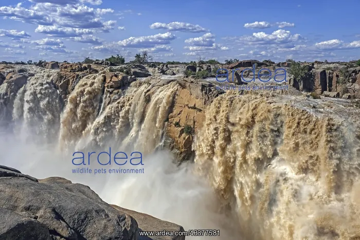 : Waterfall on the Orange River in the Augrabies Falls : Waterfall on the Orange River in the Augrabies Falls
