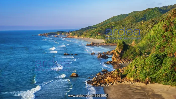 : West Coast view from Irimahuwhero Lookout, Paparoa National : West Coast view from Irimahuwhero Lookout, Paparoa National