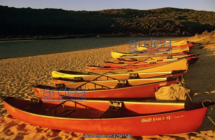 : Western Australia - canoes on the Margaret River : Western Australia - canoes on the Margaret River