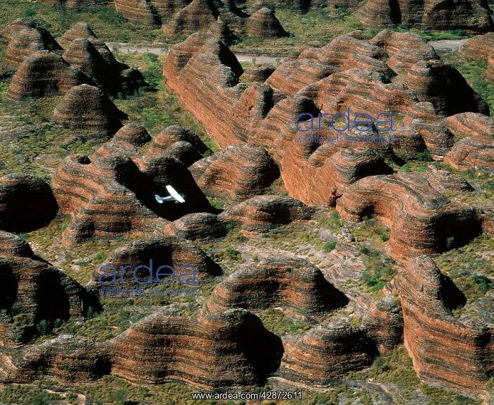 : Western AUSTRALIA - Sandstone range eroded into : Western AUSTRALIA - Sandstone range eroded into