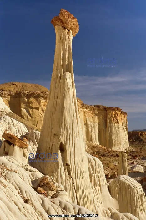 : White Ghosts - the Wahweap Hoodoos are white pedestral : White Ghosts - the Wahweap Hoodoos are white pedestral