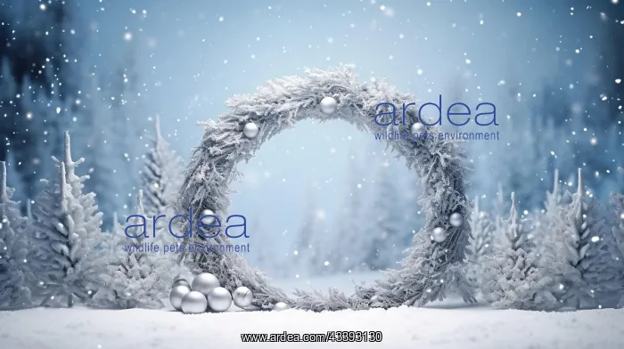 : Winter forest with snow covered trees. Christmas : Winter forest with snow covered trees. Christmas