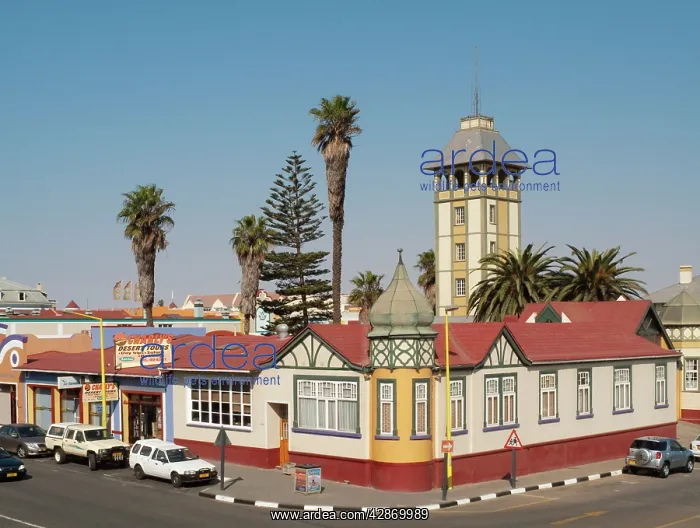 : The Woerman House with its Damara Tower was completed : The Woerman House with its Damara Tower was completed
