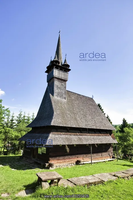 : Wooden Church (Biserica de Lemn) in Budesti : Wooden Church (Biserica de Lemn) in Budesti