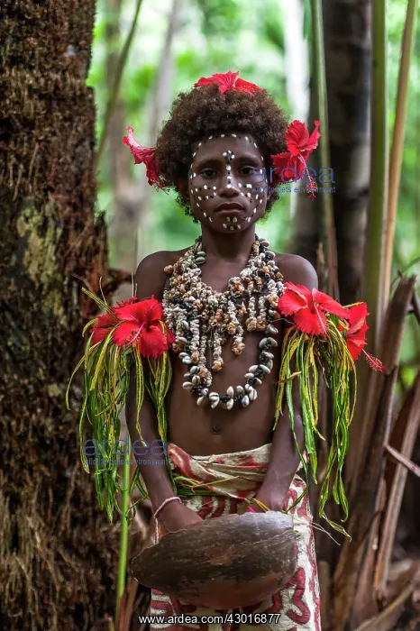  : Young Girl wearing traditional dress