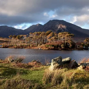 80186202 Derryclare Lough under moody skys - April 80186202 Derryclare Lough under moody skys - April