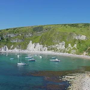 80196825 Lulworth Cove - bay / harbour with boats 80196825 Lulworth Cove - bay / harbour with boats