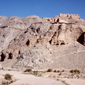 AFGHANISTAN - Ancient fort above Bamyan river destroyed