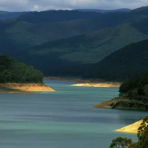 Australia - Upper Yarra Reservoir dam, part of Australia - Upper Yarra Reservoir dam, part of