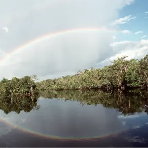 BRAZIL - Amazon River and Rainbow BRAZIL - Amazon River and Rainbow