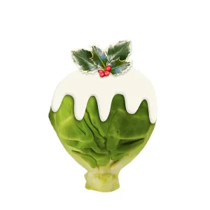 Brussel Sprout Christmas pudding Brussel Sprout Christmas pudding