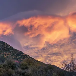 Colour clouds at sunrise