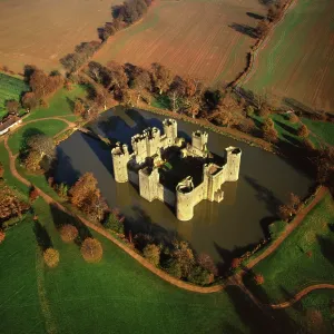 England - Aerial view, Bodiam Castle England - Aerial view, Bodiam Castle