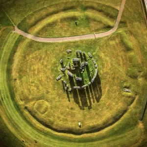 England - Aerial view of Stonehenge England - Aerial view of Stonehenge