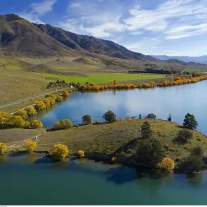 geography / travel, New Zealand, Highway and Alps geography / travel, New Zealand, Highway and Alps