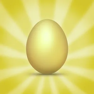 Golden Egg - Easter Golden Egg - Easter