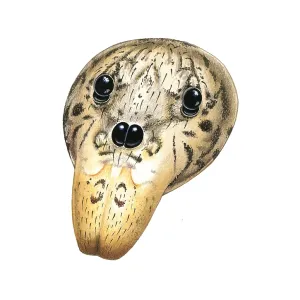 Head of a Spitting Spider Head of a Spitting Spider