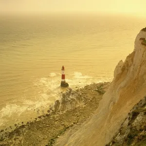 Lighthouse and Cliff Edge Lighthouse and Cliff Edge