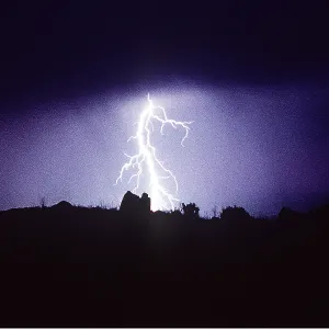 LIGHTNING - OVER HILLS