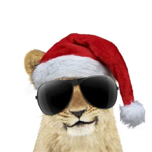 Lion cubs (approx 16 weeks old) wearing Christmas Lion cubs (approx 16 weeks old) wearing Christmas