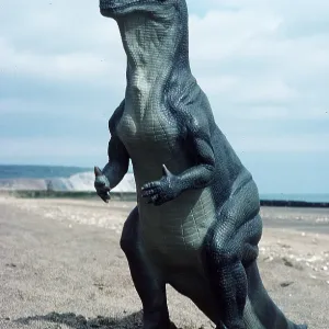 Prehistoric reconstruction - Iguanandon model Prehistoric reconstruction - Iguanandon model