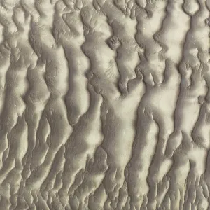 Sand patterns in the Namib Desert