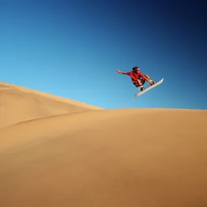 Sandboarding in the Namib Sandboarding in the Namib