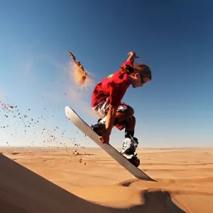 Sandboarding in the Namib Sandboarding in the Namib