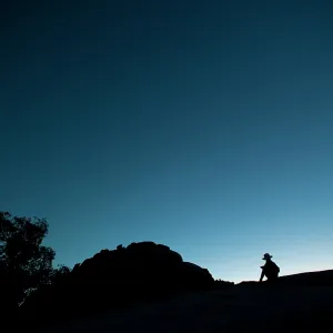 Silhouette of Girl Joshua Tree National Park, California Silhouette of Girl Joshua Tree National Park, California