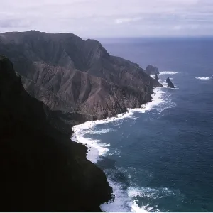 ST HELENA - South west cliffs, or Man & Horse ST HELENA - South west cliffs, or Man & Horse