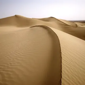 Taklamakan desert dunes Taklamakan desert dunes
