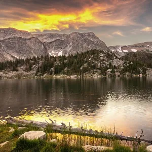 USA, Wyoming, Medicine Bow National Forest. Landscape with USA, Wyoming, Medicine Bow National Forest. Landscape with
