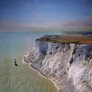White Cliffs and Lighthouse (new) with the old White Cliffs and Lighthouse (new) with the old