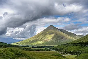Beinn: The 1076 metre high Beinn Dorain mountain in the