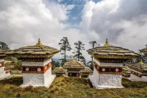 Sanctum: The 108 chorten or prayer shrines of Druk Wangyal