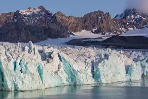 Calving: 14th of July Glacier calving into Krossfjord - Svalbard