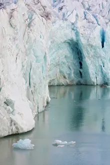 Calving: 14th of July Glacier calving into Krossfjord - Svalbard
